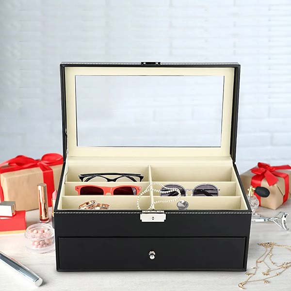 Elegantna kožna kutija za naočare
