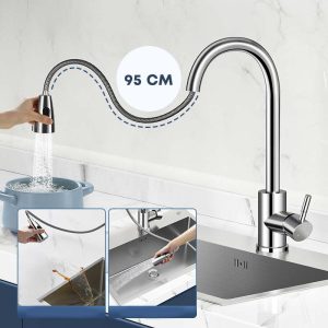 slavina za sudoperu sa izvlacnim tusem