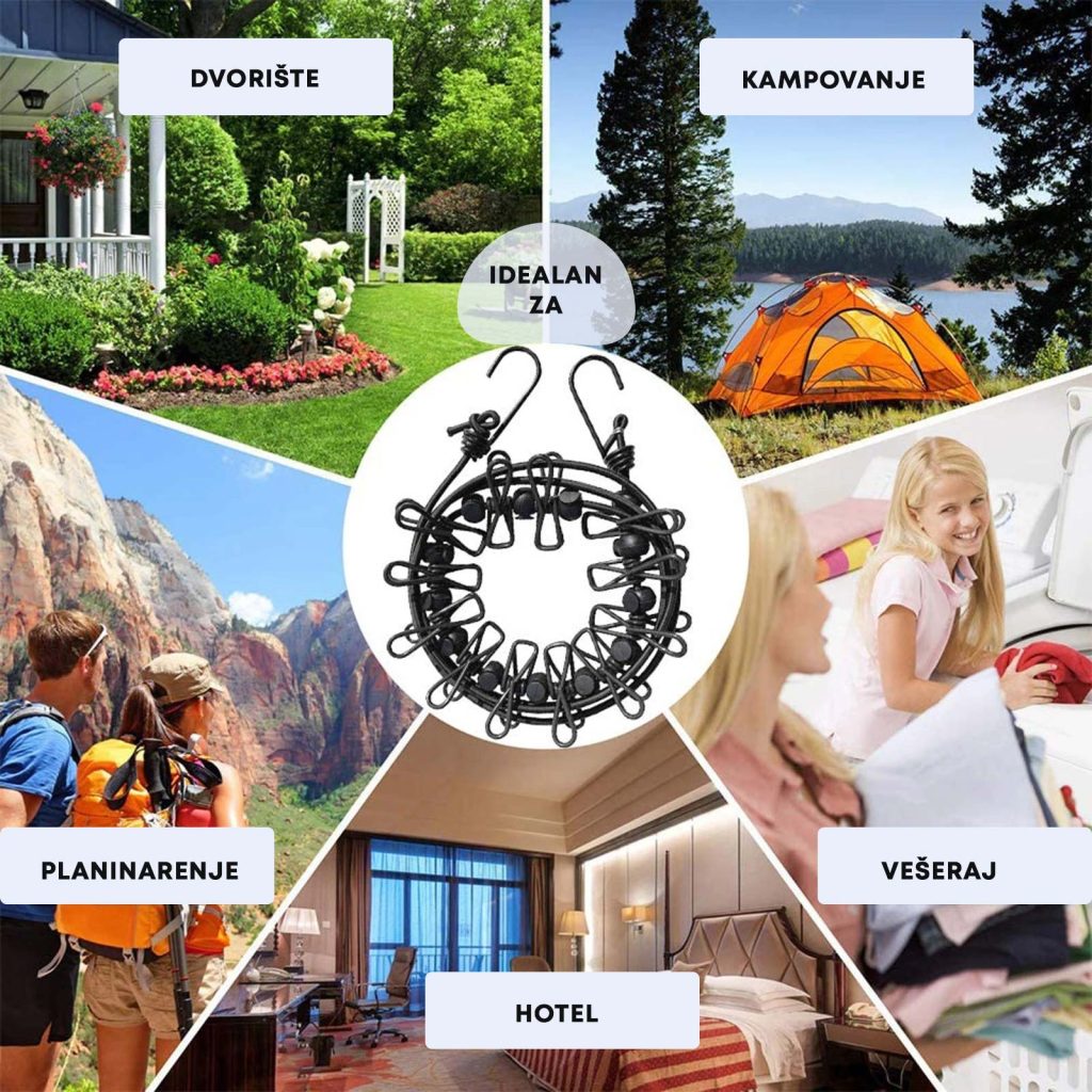 prenosiva žica za sušenje veša